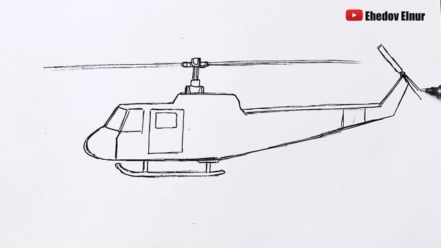 Как нарисовать Военный Вертолёт смотреть онлайн