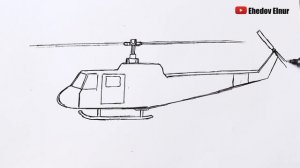 Как нарисовать Военный Вертолёт