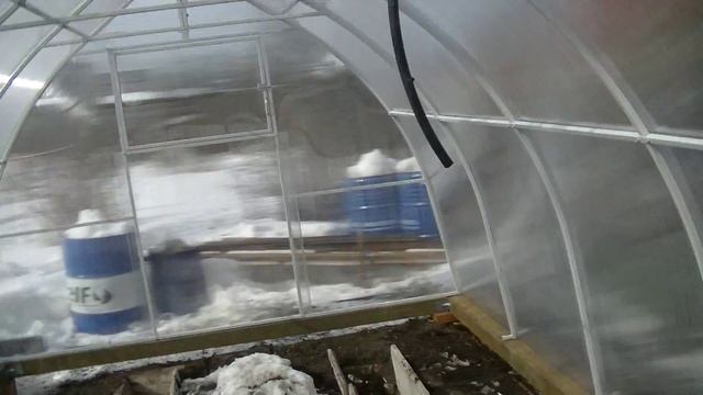 Отчет о сборке теплицы Капелька 3М. 23.03.2016. смотреть онлайн