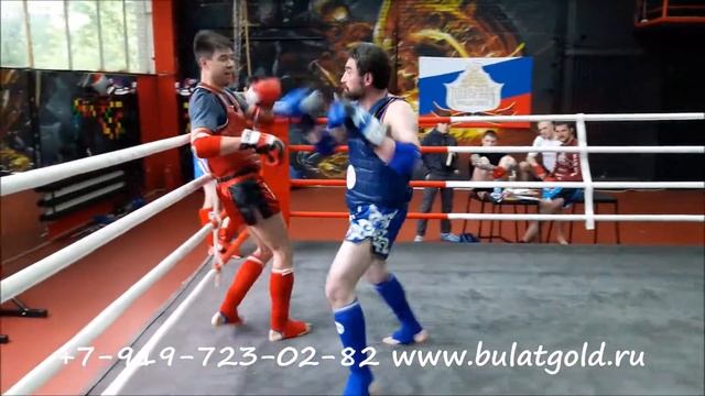 Thaiboxing. Кубок "БУЛАТ" (РОССИЯ) №15. Бачулис Олег - Баулин Андрей смотреть онлайн