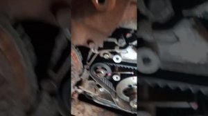 Замена ремня ГРМ и балансировочных валов Mitsubishi L200 Часть 2