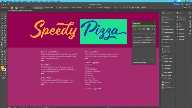 VectorFirstAid v3.9.3 update: breaking text apart in Adobe Illustrator смотреть онлайн