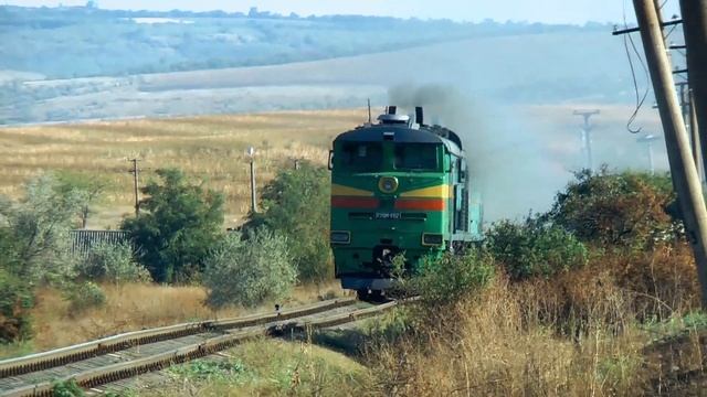 Тепловоз резервом. 3ТЭ10М-0152Б-1225А. Бессарабка смотреть онлайн