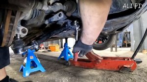 замена рычага-шаровой опоры-тяги стабилизатора... hyundai tucson 2015