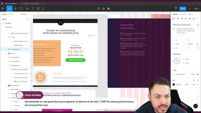 Criando um site no Figma - Design na prática | Trabalhando ao vivo смотреть онлайн