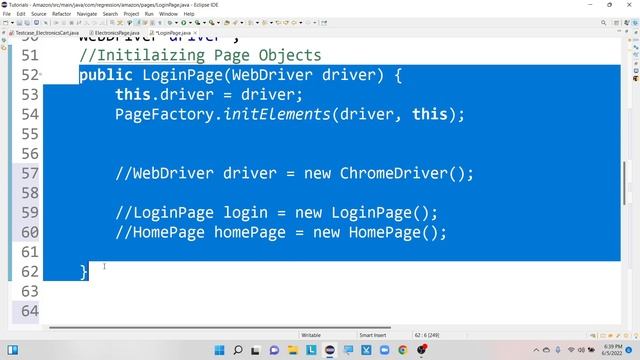 Why do we Need Constructor in Selenium Page Object Model Framework || Constructor in Selenium смотреть онлайн