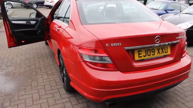 Mercedes C180 Sport Finished In Fire Opal Red At Rix Motor Company Warrington смотреть онлайн