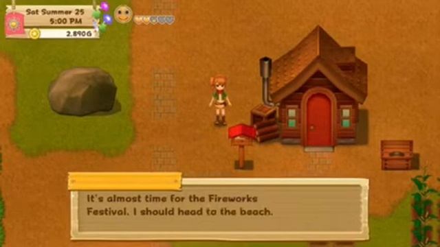 Harvest Moon Light of Hope Walkthrough: Fireworks Festival смотреть онлайн