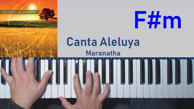 Canta Aleluya. Maranatha. Tutorial de Piano смотреть онлайн
