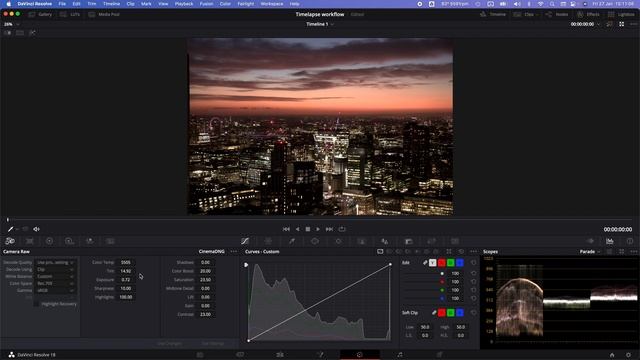 How to TIMELAPSE in DaVinci Resolve смотреть онлайн