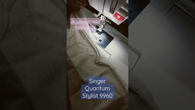 Singer quantum Stylist 9960. Testando sapatilhas de nervuras. смотреть онлайн