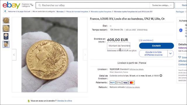 Louis d'Or de Louis XV Rare ? Valeur ? смотреть онлайн