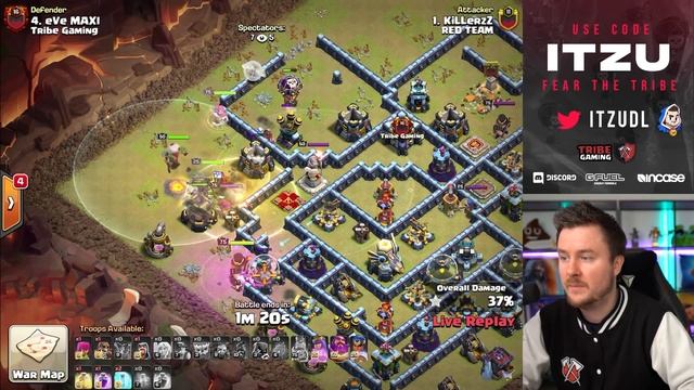 My LAST Match with Tribe Gaming ? | #clashofclans смотреть онлайн