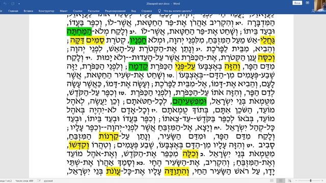 Недельный раздел Ахарей Мот, грамматика, лексика, рав Элияѓу Ливенштейн смотреть онлайн