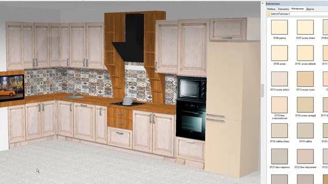 Проект кухни ул. Александры Монаховой 92 к.2 смотреть онлайн