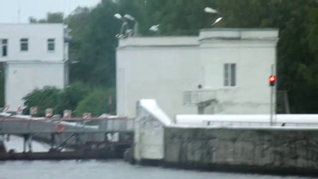 Нижняя Свирская ГЭС. Закрытие шлюза. смотреть онлайн