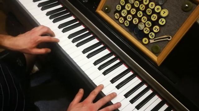 Очень лёгкая импровизациия. Учим неуча. Уроки пианино с нуля. Музыка без нот. смотреть онлайн