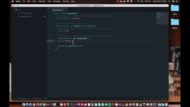 Corso Java - Variabili e tipi di dato. смотреть онлайн