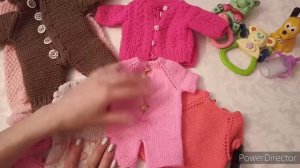 Вязаная одежда для кукол!!! #одеждакуклам #куклы