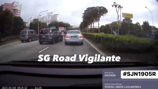 4jan2022 tpe #SJN1905R toyota sienta decided to lane split instead of brakinge смотреть онлайн