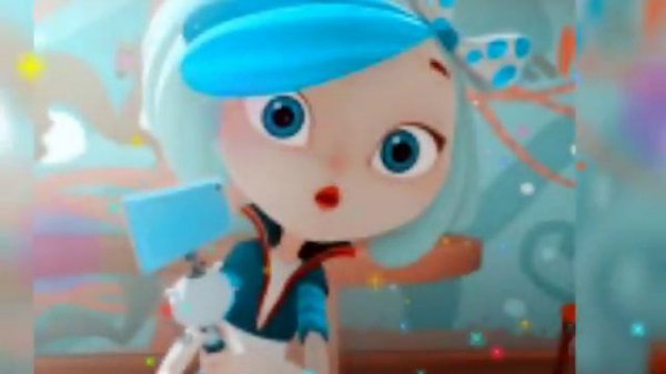 Снежка снежная девочка