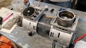 Безмаслянный компрессор Кратон. Ремонт.