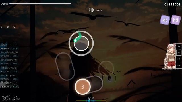 Osu | Bones - Imagine Dragons (dt+hd) смотреть онлайн