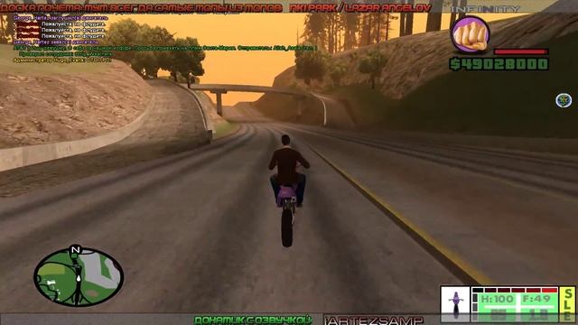 В сампе снова весело? Или путь новичка на инфинити :D