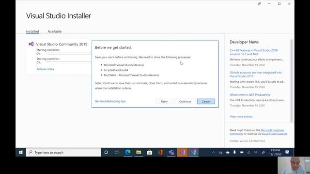 Adding Git to Visual Studio смотреть онлайн