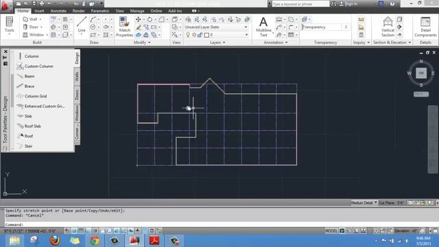 Creating a Layout Grid ON AutoCAD Architecture смотреть онлайн