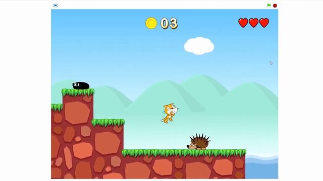 Пример игры на Scratch смотреть онлайн