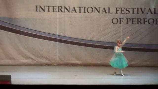 Решетникова Александра - балетная миниатюра "Стрекоза" смотреть онлайн