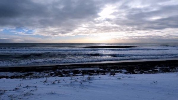 Камчатка | Зимний Тихий Океан | Халактырский пляж