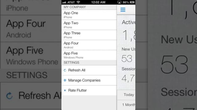 Flutter | Dashboard for Flurry Analytics - iOS Demo смотреть онлайн