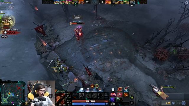 Dota 2 - Даззл может быть хилом в ЧетверкеМ. Седьмая катка калибровки смотреть онлайн