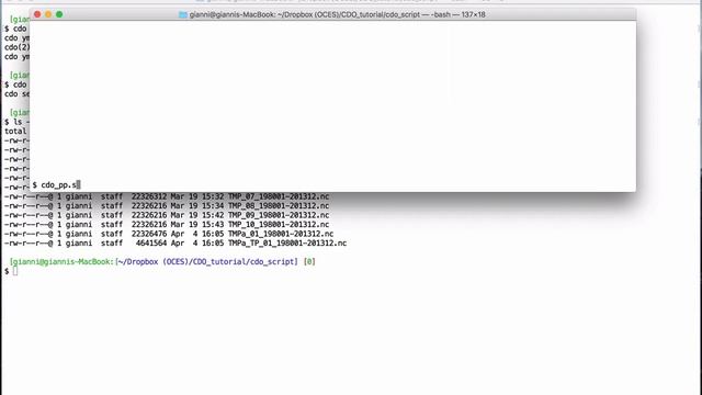 Climate Data Operators (CDO) Tutorial - #3 Integrate CDO in shell scripts to work on big datasets смотреть онлайн