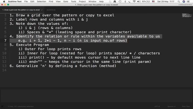 #15 Pattern Workflow Steps ||Python In Telugu ||Python Beginner Tutorial || Learn Python Programmin смотреть онлайн