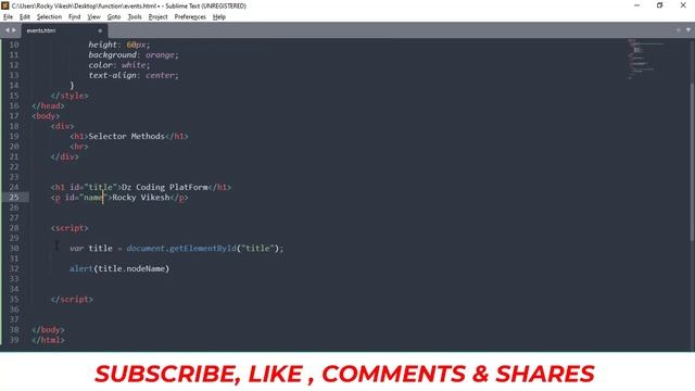 Selector Methods in JavaScript | JavaScript tutorial for Beginners in Hindi 2023 | #07 смотреть онлайн