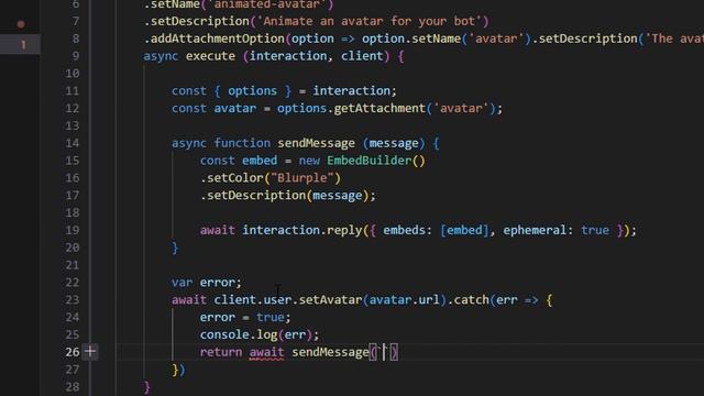 [NEW DISCORD UPDATE] - ANIMATED AVATAR for your Discord Bot! || Discord.js V14 смотреть онлайн