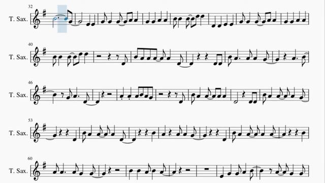 Tenor Sax Sheet Music: How to play girls by girl in red смотреть онлайн