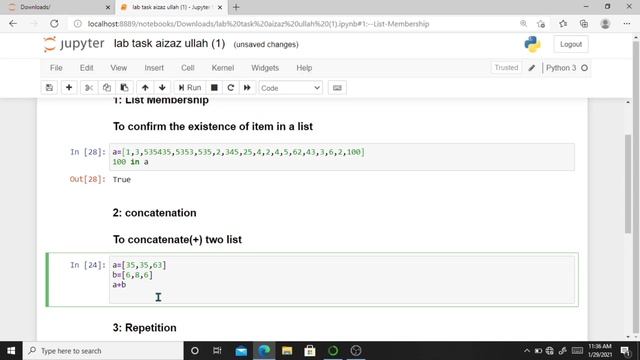 Python list method URDU | HINDI. List membership in python. How to check items in list. CodeBench. смотреть онлайн