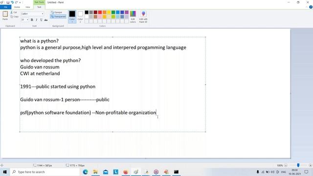 PYTHON (CORE & ADVANCED) tutorials || Demo - 1 || by Mr. Lakshmi Narayana On 16-06-2021 @8:15AM IST смотреть онлайн
