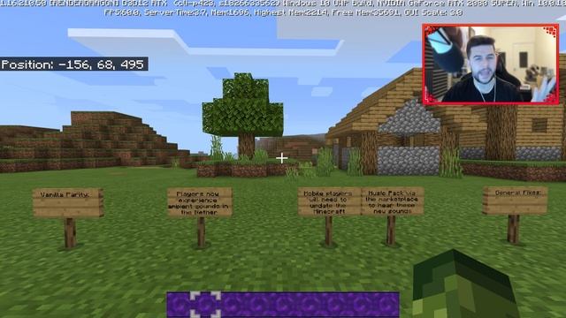 MCPE 1.16.210.50 BETA AMBIENT NETHER SOUNDS Minecraft Pocket Edition Custom Mob Fixes смотреть онлайн