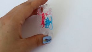 НАБОР (БРАСЛЕТ, КОЛЬЦО, СЕРЬГИ) из резинок на станке монстр тейл