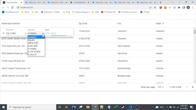 React MUI v5 Data Grid Tutorial: Sort, Filter, Export, Pagination and Cell Editing смотреть онлайн