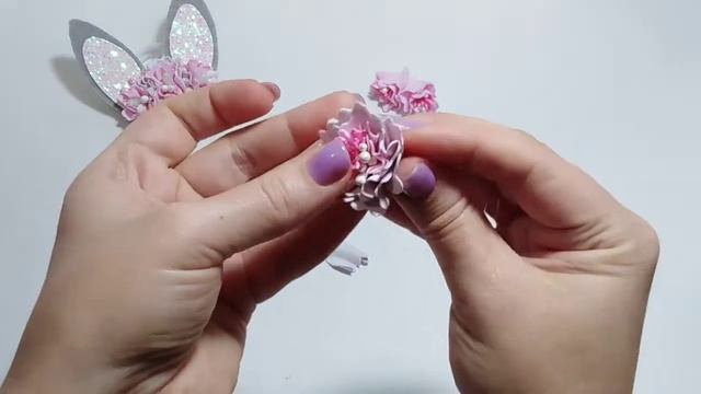 Ушки зайчика на заколке смотреть онлайн