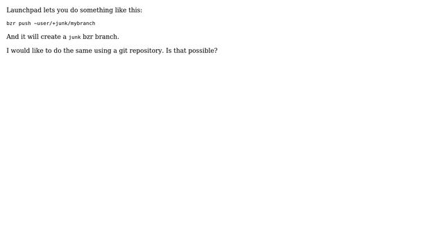 Ubuntu: How can I push a personal git repository on Launchpad? смотреть онлайн