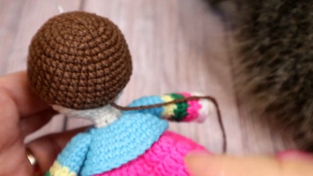 Корейская куколка крючком  Часть 3