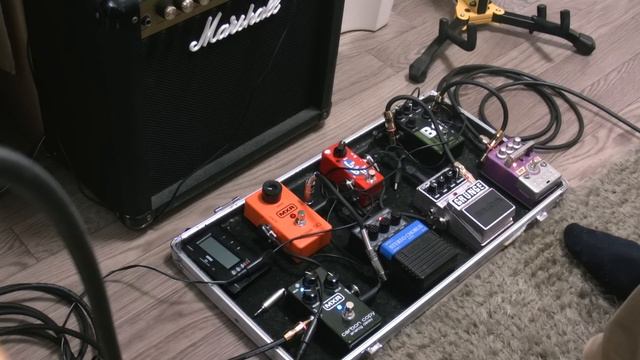 [sounds advance] my pedal board demo & gibson les paul standard 2008 model light burst смотреть онлайн