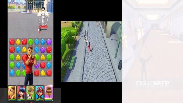 Miraculous Puzzle Hero Match 3 ? VS Miraculous Life ? VS Miraculous Ladybug e Chat Noir ? Hawk Moth смотреть онлайн